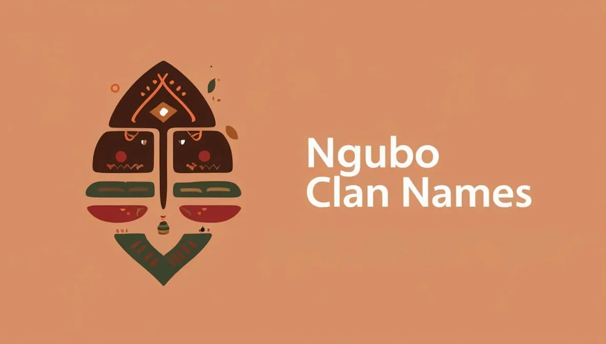 Ngubo Clan Names