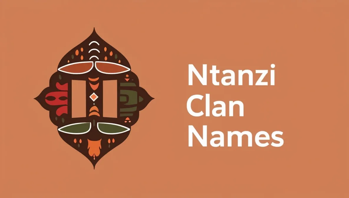 Ntanzi Clan Names