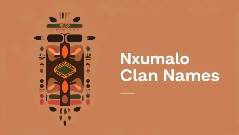 Nxumalo Clan Names