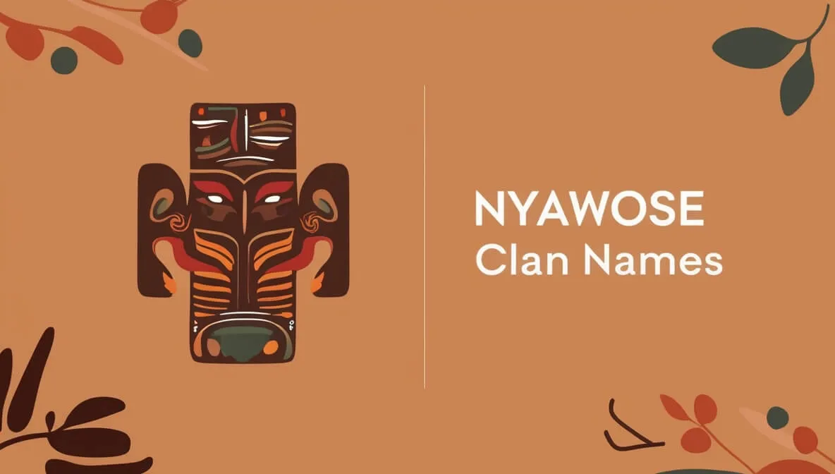 Nyawose Clan Names