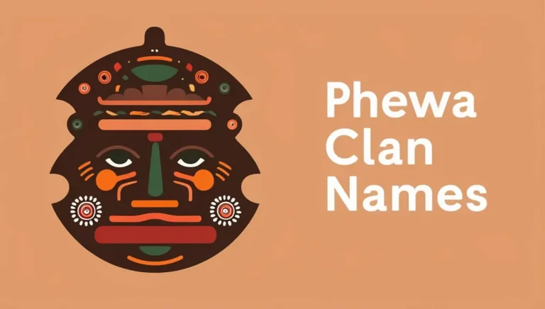 Phewa Clan Names