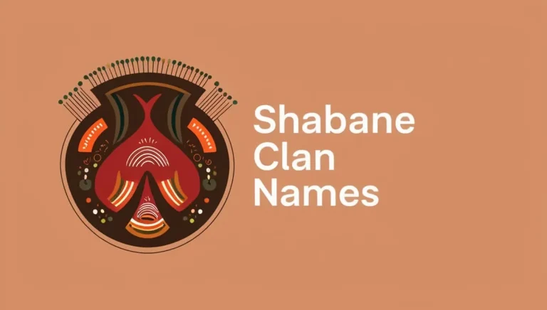 Shabane Clan Names