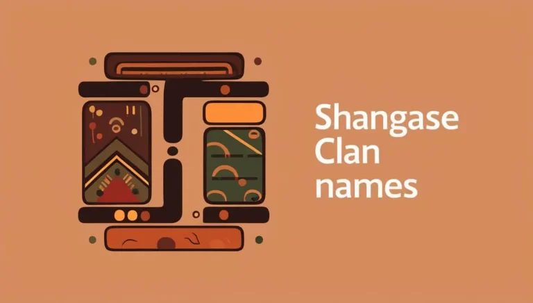 Shangase Clan Names