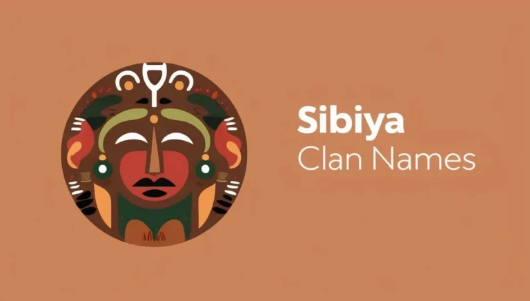 Sibiya Clan Names