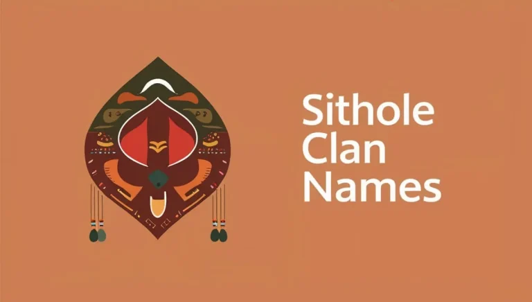 Sithole Clan Names