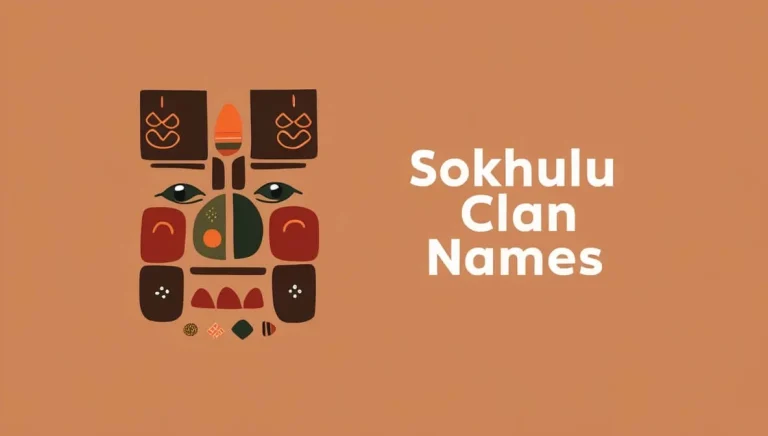 Sokhulu Clan Names