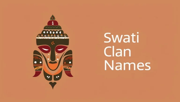 Swati Clan Names