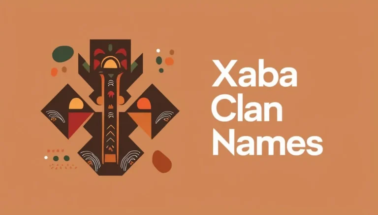 Xaba Clan Names