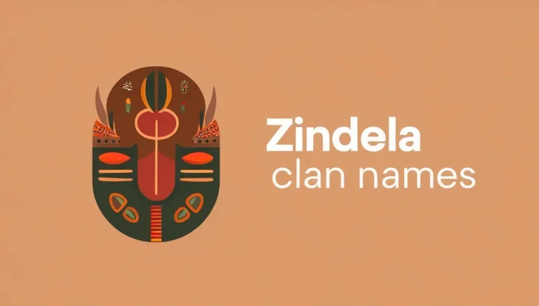 Zindela Clan Names