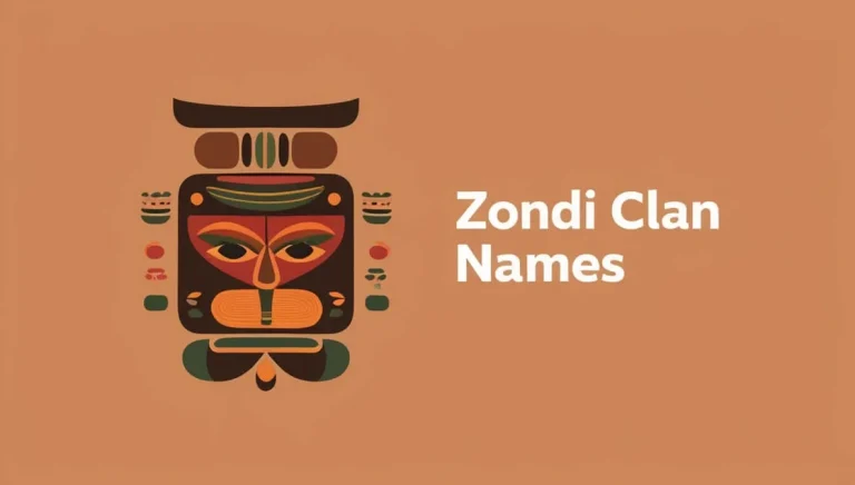 Zondi Clan Names