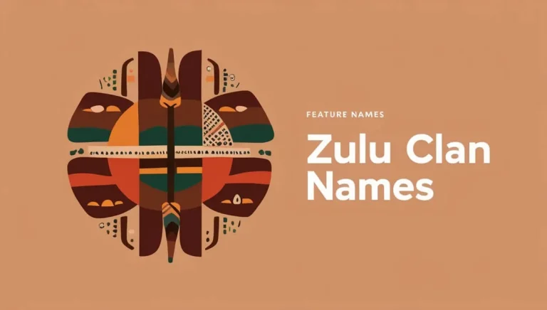 Zulu Clan Names