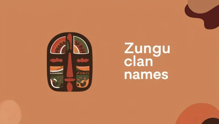 Zungu Clan Names