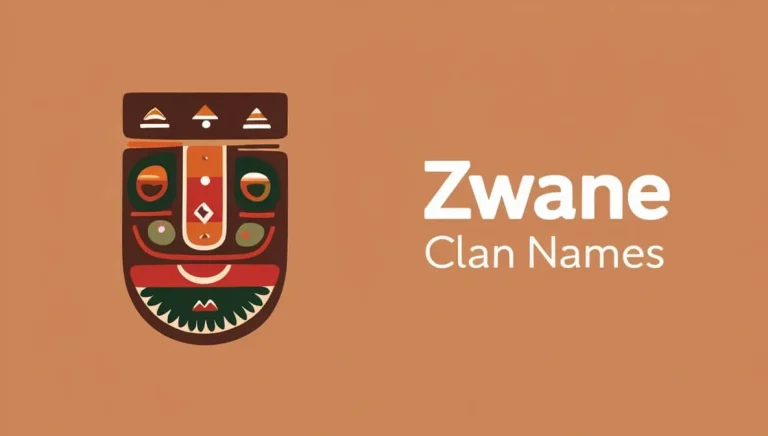 Zwane Clan Names